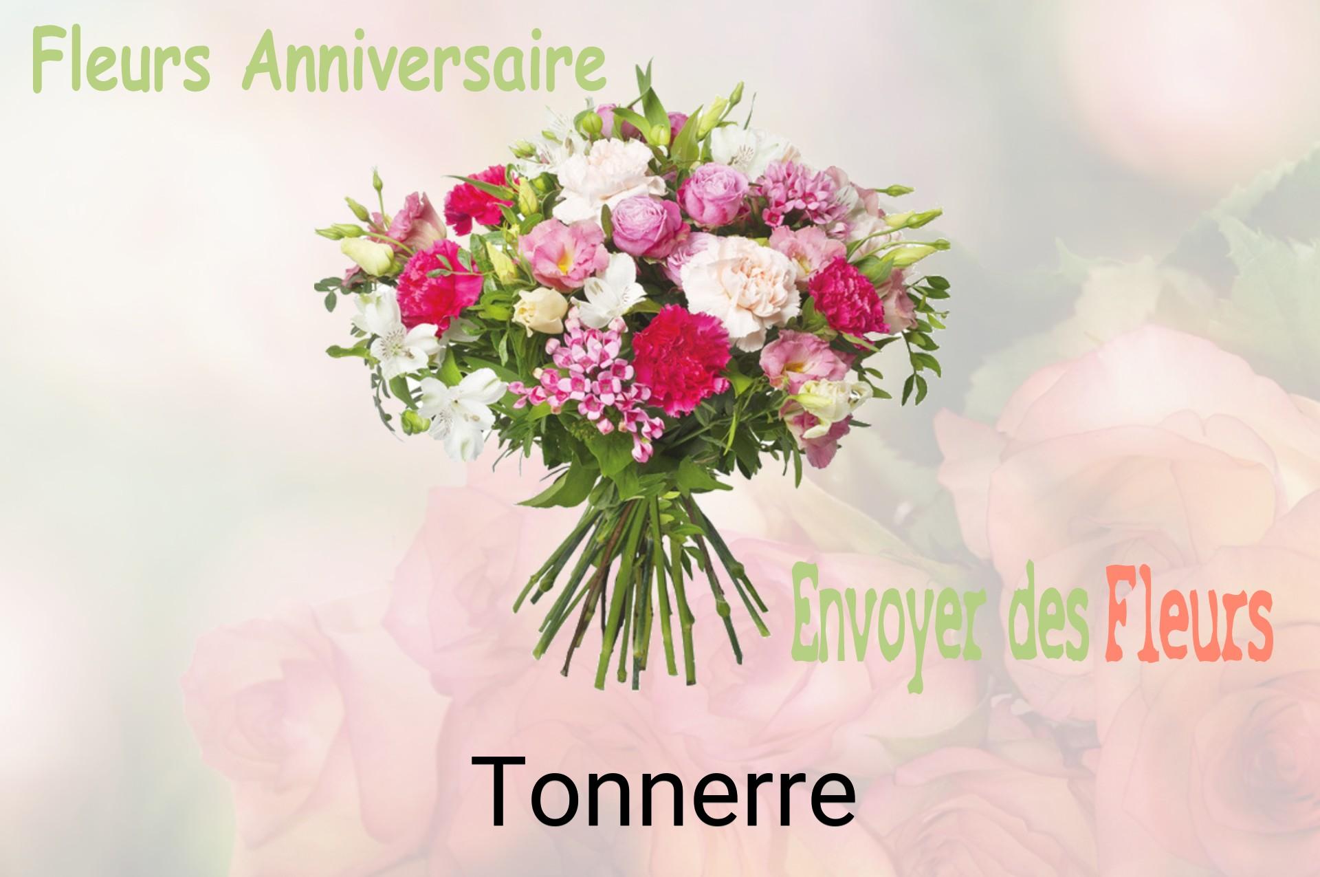 Bouquet de fleurs d’anniversaire livré à Tonnerre