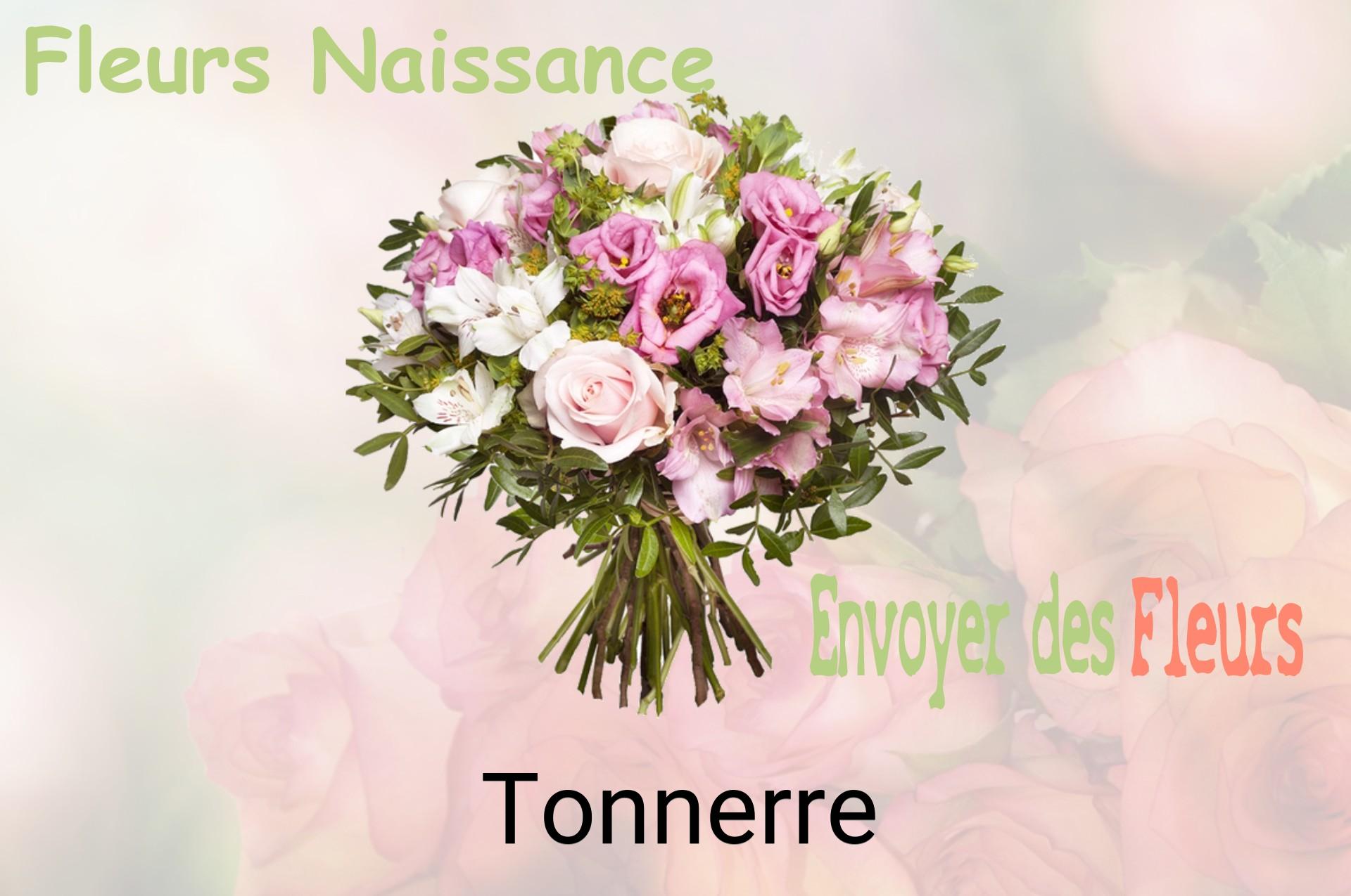 Bouquet de fleurs de naissance livré à Tonnerre
